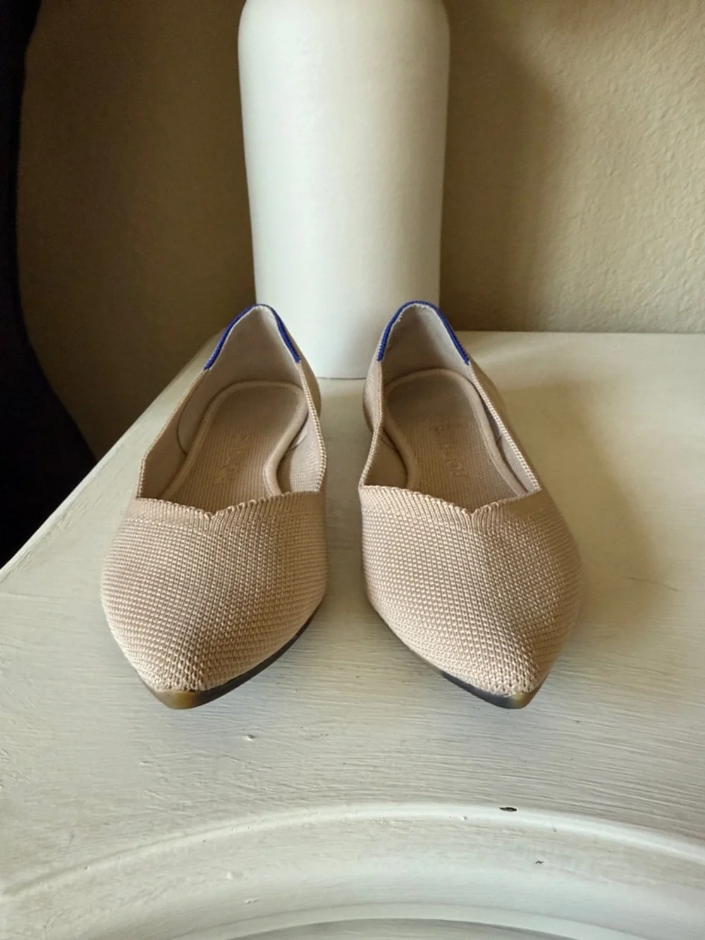 Rothys The Point in Ecru Size 6.5 - Picture 3 of 9